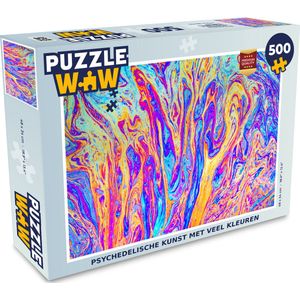 Puzzel Kunst - Kleuren - Psychedelisch - Legpuzzel - Puzzel 500 stukjes
