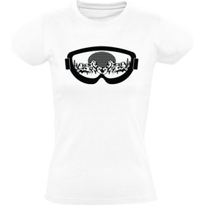 Ski bril Dames T-shirt | sport | wintersport | skien | Wit