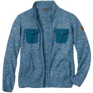 ATLAS FOR MEN - Tricotvest met ritssluiting Tadoussac - Heren - Verkrijgbaar in grote maten - XXL