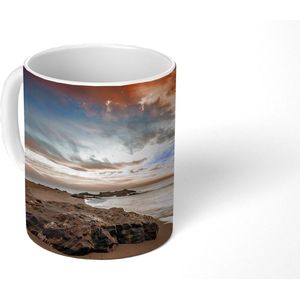 Mok - Koffiemok - Zee - Lucht - Strand - Mokken - 350 ML - Beker - Koffiemokken - Theemok