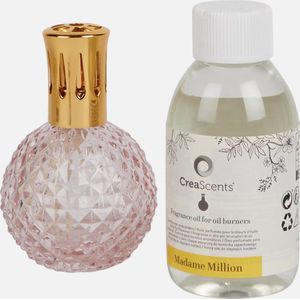 Creascents Oliebranderset Madame Million - huisparfum - cadeauset
