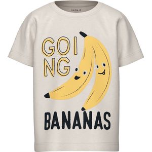 Name it t-shirt jongens - ecru -NMMdefruit - maat 80