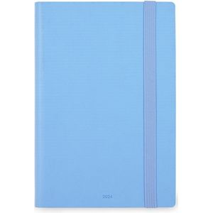 LEGAMI BUREAU AGENDA 2024 - WEEK & DAG indeling - 17x24cm - Crystal Blue