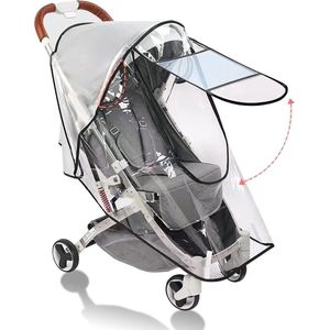 Kinderwagen, regenbescherming, kunststof windwagenafdekkingen voor baby's, winter, paraplu, kinderwagen, auto, peuteraccessoires, universeel, reisbenodigdheden voor kinderen