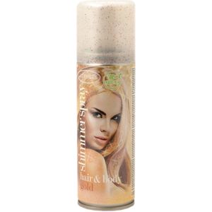 Haar- & bodyspray - Shimmer - Goud