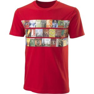 Wilson Photo CTN Tee WRA798503, Mannen, Rood, T-shirt, maat: S