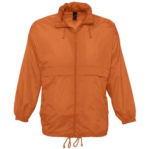 SOL'S Unisex Windbreaker Surf Jacket L889 - orange - S