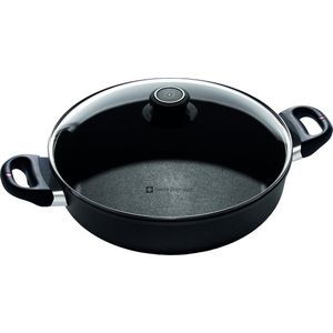 Swiss Diamond - XD Sauteerpan - Hapjespan anti-aanbaklaag - 28cm - Met deksel - Inductie