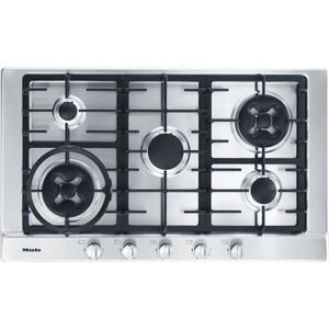 Miele KM2054G - Gas inbouwkookplaat Rvs