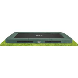 Salta Premium Ground - Inground trampoline - 366 x 244 cm - Groen