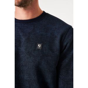 GARCIA Heren Sweater Blauw - Maat XXL