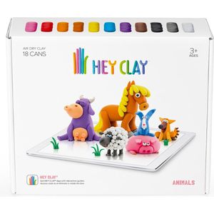 Hey Clay - Creatieve plastic massa voor het modelleren van dieren - Knutselpakketten