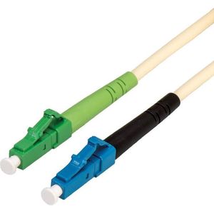 LC Simplex Optical Fiber Patch kabel - Single Mode OS2 - ivoor - 7,5 meter