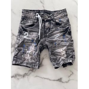 Jeans short, Korte broek voor jongens in de kleur grijs, verkrijgbaar in de maten 104/4 t/m 164/14