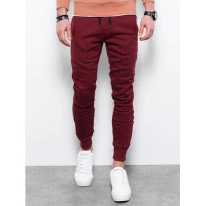 Ombre - heren joggingbroek bordeaux-rood – P867