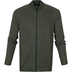 Suitable - Claude Vest Donkergroen - Heren - Maat XXL - Modern-fit