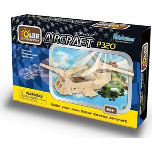 Robotime P320 Chinook-transporthelikopter CH47 houten puzzel met zonnecel