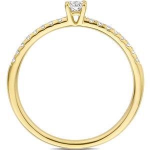 Aanzoeksring Diamant 0.30ct H Si