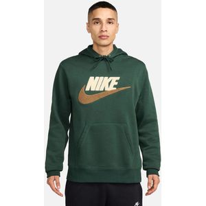 NIKE - nike club fleece men's pullover hoo - Hoodie heren - Groen