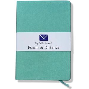Cards & Crafts Notitieboek Bullet Journal - Groen - A5 formaat - Hardcover 100 grams papier - Dotted/puntjes