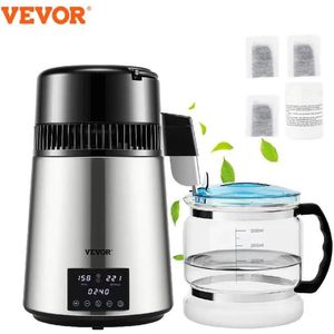 Fayb Waterfilter - Waterzuiveringsapparaat - Water destilleerder - Distilleerder - 4L - 1.5L p/h - Inclusief glazen water container - Touch screen
