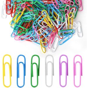 Inovra - Metalen Paperclips - 200 stuks Assortiment Kleuren - Herbruikbare Clips voor Kantoor en School . - Paperclip
