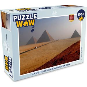 Puzzel Op weg naar de piramides van Giza - Legpuzzel - Puzzel 1000 stukjes volwassenen
