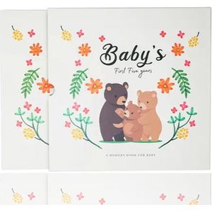 Geboorteboek voor meisjes en jongens - 118 pagina's herinneringen vastleggen - Perfect cadeau voor newborns - Fotoalbum en dagboek voor toekomstige moeders