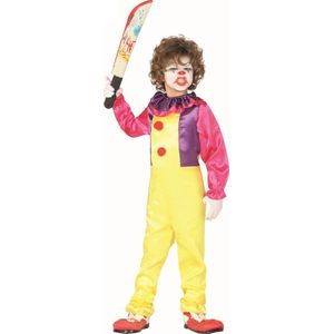 Fiestas Guirca Verkleedkostuum Clown Junior Geel Maat 146/152