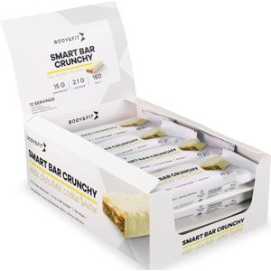 Body & Fit Smart Bars Crunchy Proteine Repen - White Chocolate & Cookies - Protein Bar - 12 eiwitrepen (12 x 45 gram)