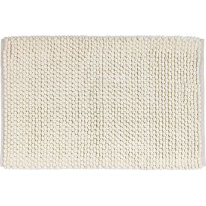 Badmat Urdu Ecru, badmat, veilig, zacht, pluisvrij, polyester, beige, 60 x 0 x 90 cm