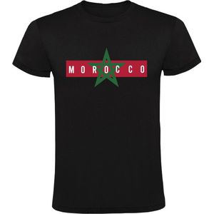 Morocco Heren T-shirt - marokko - noord afrika - marokkaanse vlag - arabisch - retro - berbers - arabier - trots