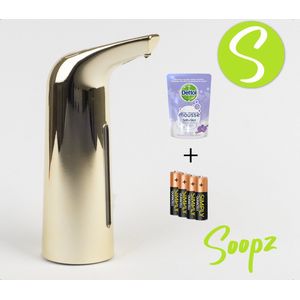 Max Gold Pro - Automatische Zeepdispenser met Dettol Zeep Orchidee & Vanille - Batterijen - No Touch Handsfree Zeeppomp - Elektrisch met Sensor – Hygiënisch