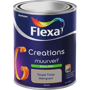 Flexa - Creations Muurverf Extra Mat - Taupe Twist - Mengverf - 1 L