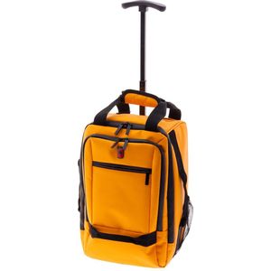 Gladiator Polar Kleine Handbagage Laptop Rugzak Trolley - 40 cm - 14 inch - Geel