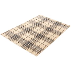 Houseify tapijt Burburry Tan/Blauw - 300 x 200 cm