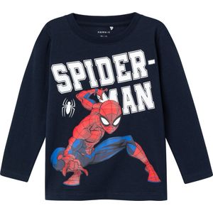 NAME IT NMMNAZA SPIDERMAN LS TOP NOOS MAR Jongens T-shirt - Maat 92