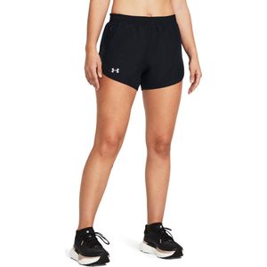 Under Armour UA Fly By 3'' Shorts Dames Sportbroek - Zwart - Maat XL