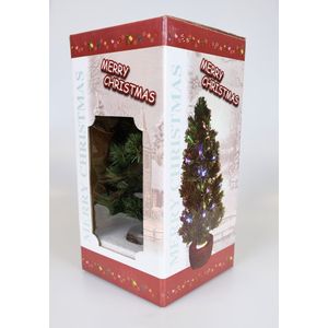Fiber Optic mini kerstboom (25 cm) met verlichting - Christmas tree