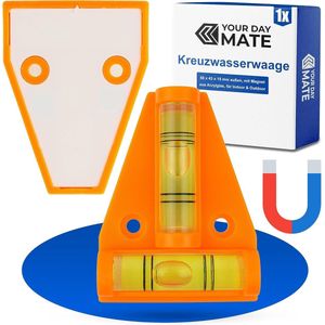 Kleine magnetische waterpas voor campers en caravans - 1 stuk, ideaal voor nivelleren en DIY
