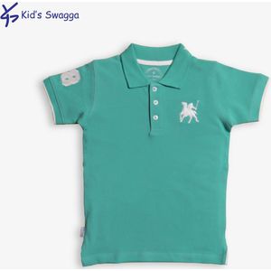 Comfort & Care Apparel | Kinder polo shirt | Licht groen | Maat 116