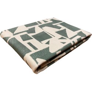 Tafelkleed Morgan groen - 140 x 400 - Tafellaken - Buitenkleed - voor binnen en buiten