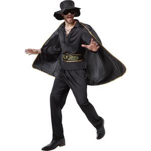 dressforfun - Zorro M - verkleedkleding kostuum halloween verkleden feestkleding carnavalskleding carnaval feestkledij partykleding - 302661