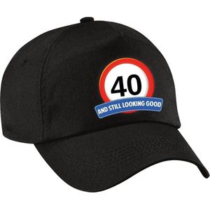 40 and still looking good pet / cap zwart voor dames en heren - 40 jaar - baseball cap - verjaardagscadeau petten / caps