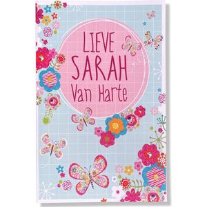 Hoera 50 Jaar! Luxe verjaardagskaart - 12x17cm - Gevouwen Wenskaart inclusief envelop - Leeftijdkaart