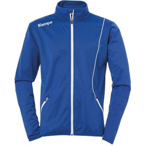 Kempa Curve Classic Trainingsjas - Maat 128  - Unisex - blauw/wit