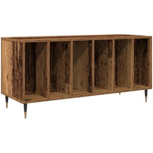 vidaXL - Recordkast - Artisan - Eiken - 100x38x48 - cm - Geengineerd - Hout