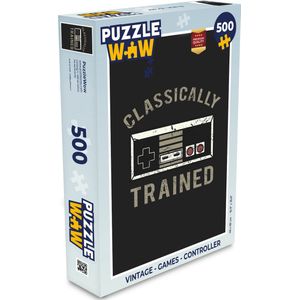 Puzzel Vintage - Games - Controller - Legpuzzel - Puzzel 500 stukjes