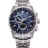 Citizen PCAT Horloge - Citizen heren horloge - Zilver - diameter 42.5 mm - roestvrij staal