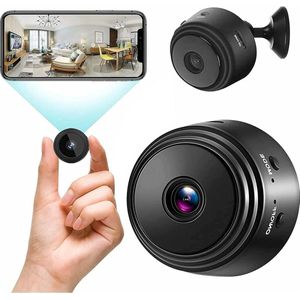 Wifi Mini Spionagecamera Draadloos HD 1080p Met Nachtzicht en Detector